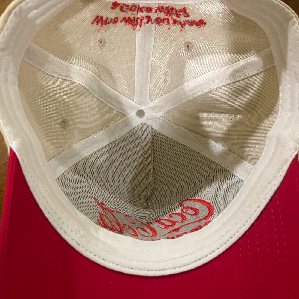 Coca-Cola Red and Tan Cap - Picture 3 of 4